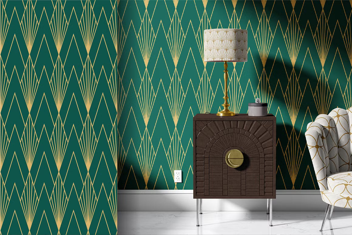 Art Deco Seamless Wall Paper Patterns