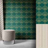 Art Deco Seamless Wall Paper Patterns
