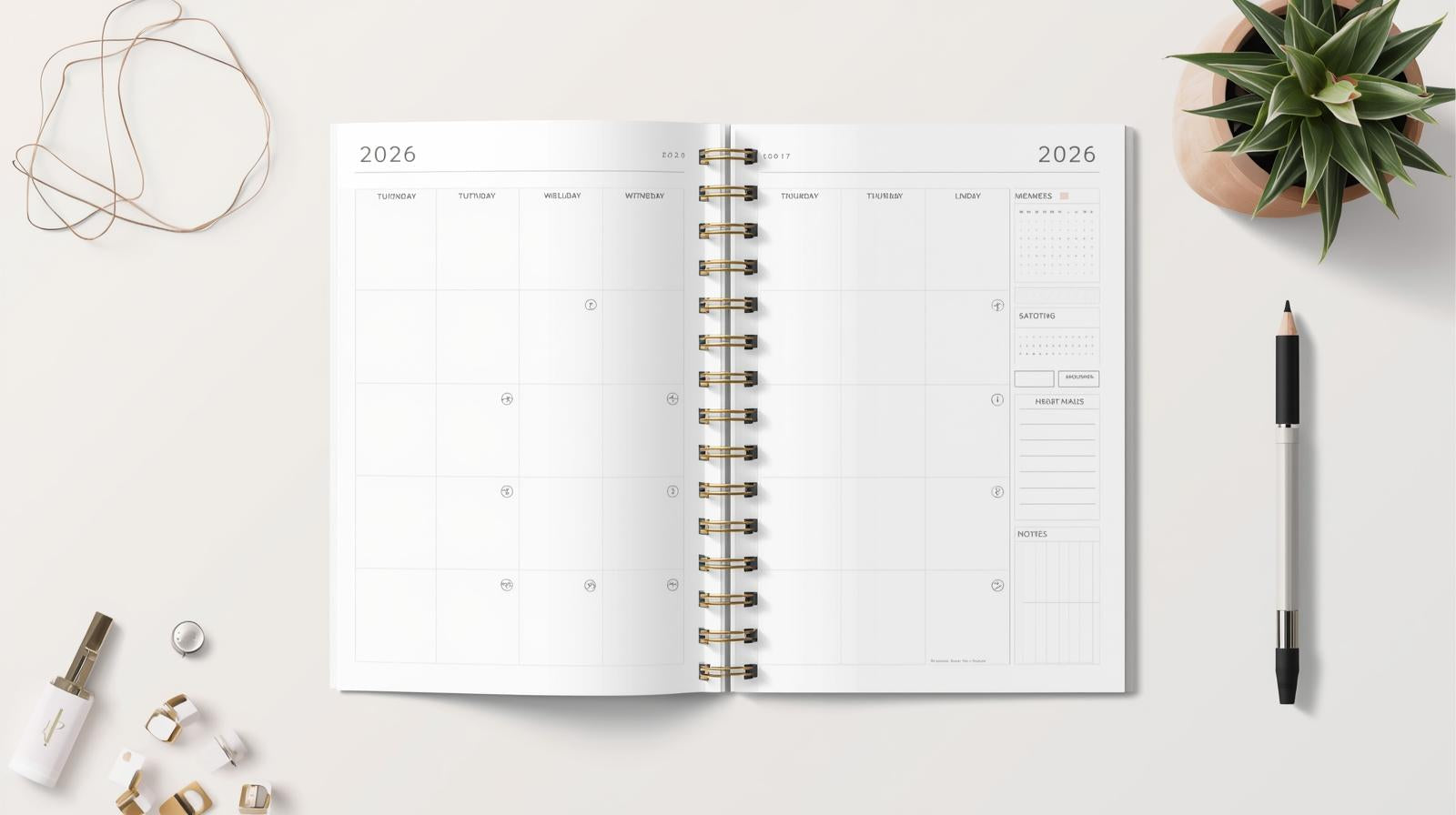 2026 Weekly planner KDP