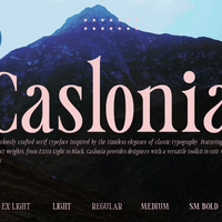 Caslonia Luxury Font