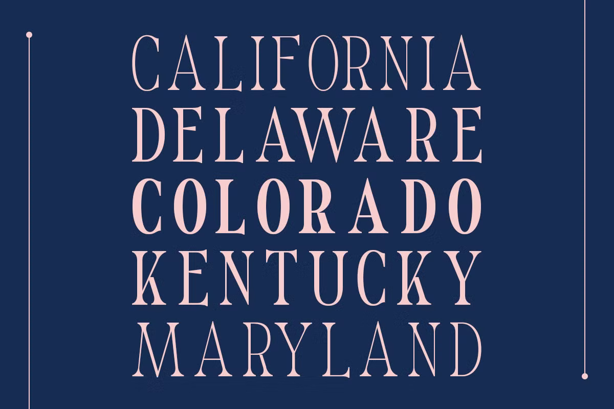 Caslonia Luxury Font