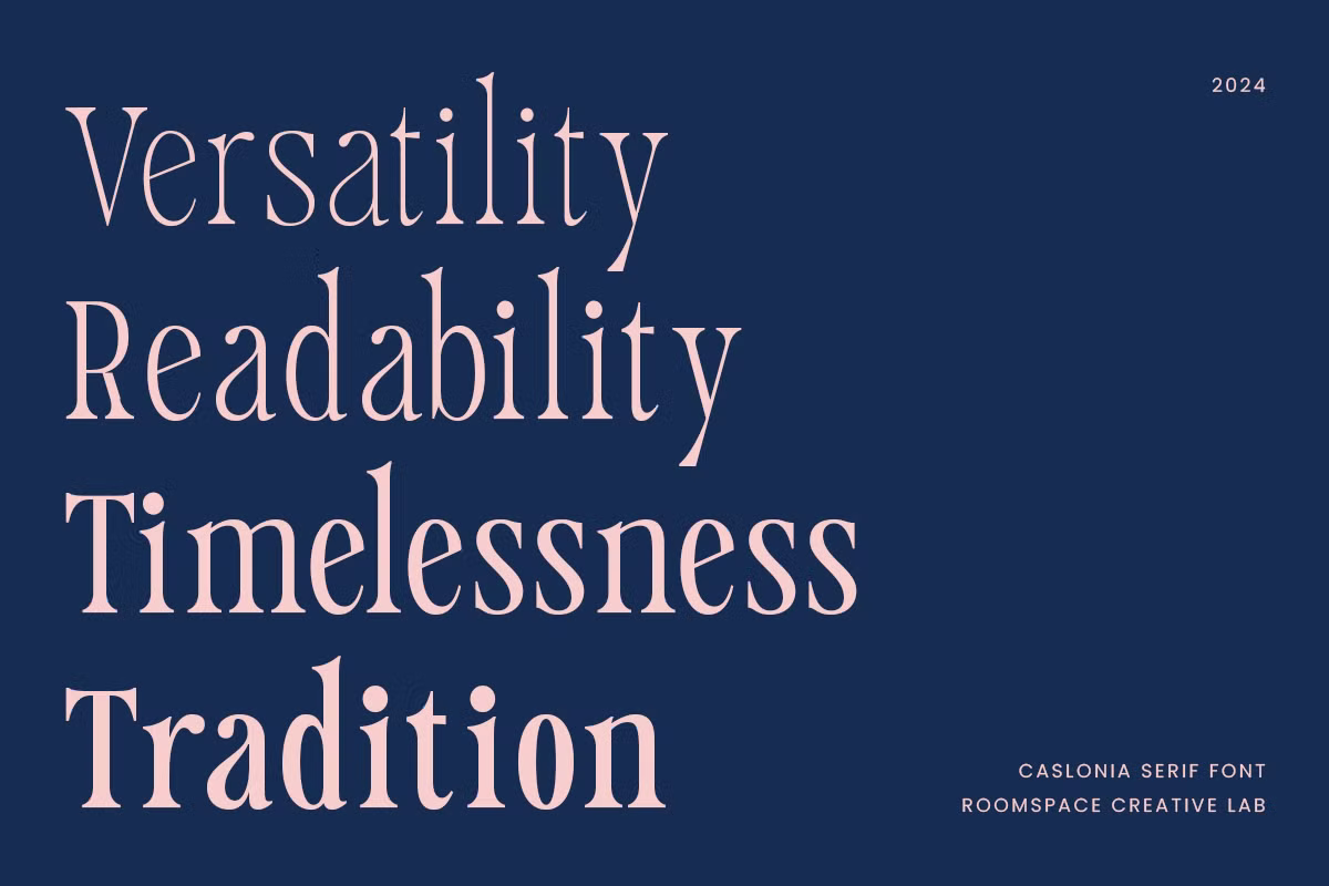 Caslonia Luxury Font